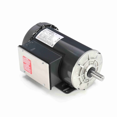 Leeson Motor 2 Hp General Purpose Farm Duty Motor, 1 Phase, 1800 Rpm, 115/230 V, 145T Frame, Tefc Z128